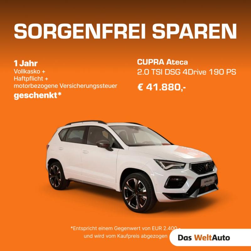 CUPRA Ateca 2.0 TSI DSG 4Drive 190