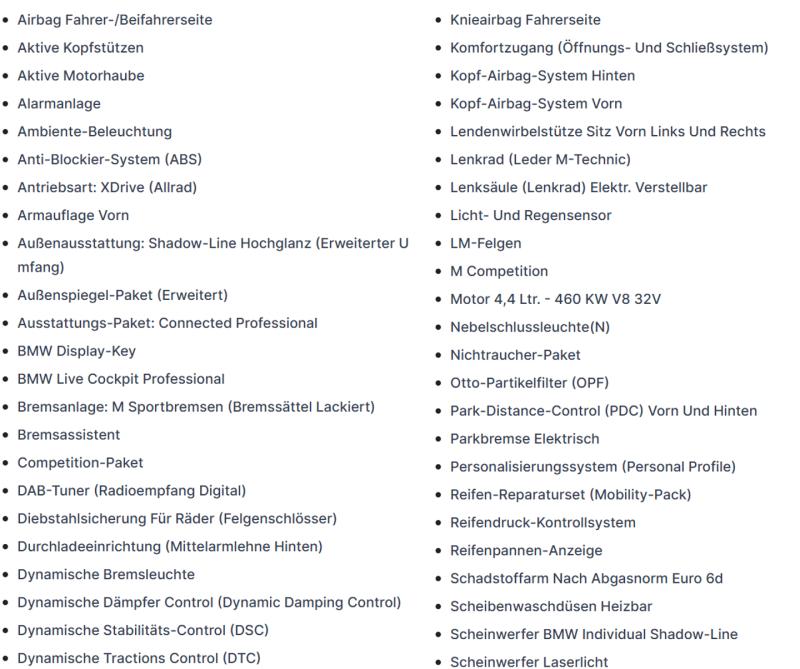 BMW M8 Cabrio Competition M