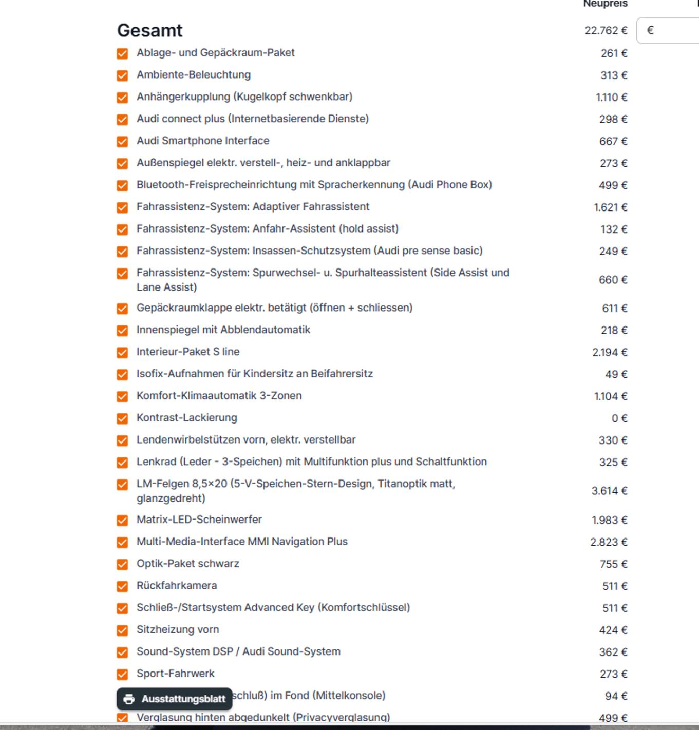 Audi Q3 Sportback 35 TFSI S line